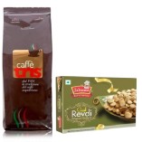 Кофе зерно и кунжутные подушечки